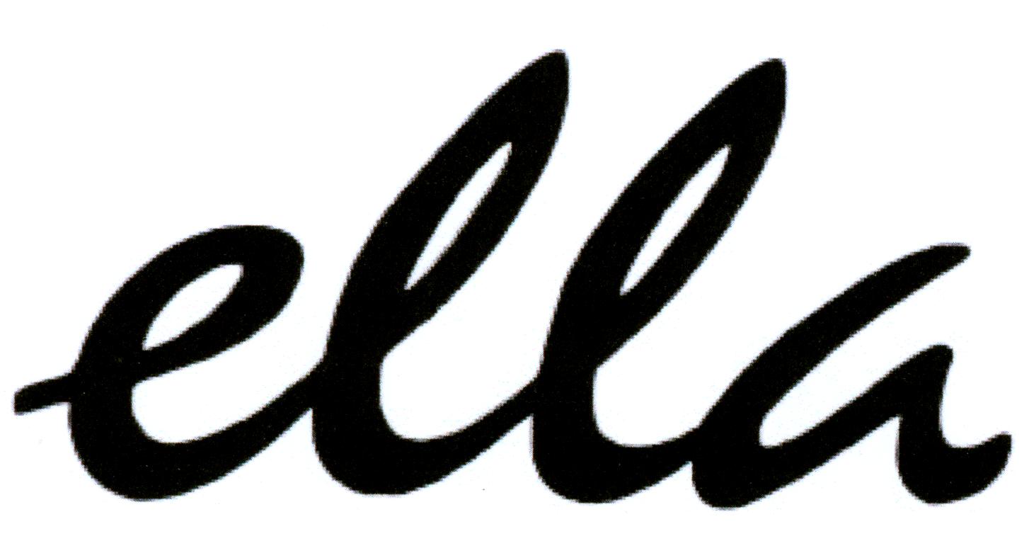 Prekės ženklas: ella